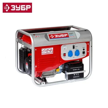 

ZESB-4000-E Gasoline generator with electric starter, 4000 W, ZUBR Power home appliances backup emergency source of electric