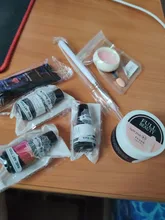 Pluma de pincel de Gel UV para arte de uñas, herramienta de extensión de cabezal Dual, constructor acrílico, dibujo, pintura, accesorios de manicura, LA1590, 1 ud.