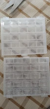 25 unids/set bobinas vacías para máquina de coser caja de plástico caja de almacenamiento para Carretes para máquina de coser con hilo caja de almacenamiento de herramientas de costura