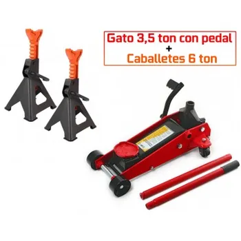 

GAME CAT TROLLEY WITH PEDAL 3,5 TON + 2 EASELS/BORRIQUETAS 6 TON