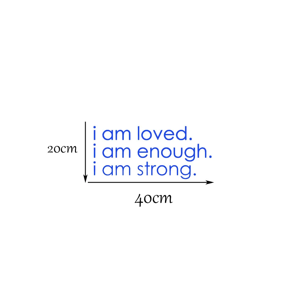 Adesivi Per Specchietto 'You Are Beautiful' - 6 Fogli Impermeabili Per Auto E Bagno - Foto 9