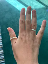 Anillos geométricos de perlas de imitación minimalistas para mujer, joyería para dedo, anillo elástico ajustable a la moda, novedad