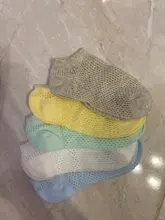 5 par/lote Primavera Verano NIÑOS Calcetines de algodón bebé niño niña adolescentes moda ultrafina de malla de calcetines para 1-12Y estudiante NIÑOS Calcetines CN