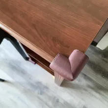 4 unids/lote 5,5x5,5 cm suave para mesa Protector para esquina de escritorio bebé de seguridad de protecciones de borde de esquina para niños infantil proteger la cinta cojín