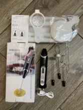 Milk-Frother-Blender Mixer Whisk Bubble-Maker Usb-Charger Coffee-Cappuccino Electric Handheld