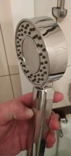 Shower-Head Chrome-Booster Water-Saving Handheld Double-Sided High-Pressure Dual-Function