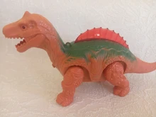 Dinosaurio eléctrico que camina, juguete de dinosaurios brillantes con sonido, modelo de animales para niños, regalo interactivo