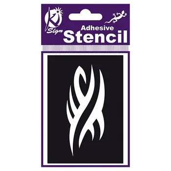 

Ks-bs-031 stencil on adhesive basis 'tribble 5', 7x10 cm Ki sign