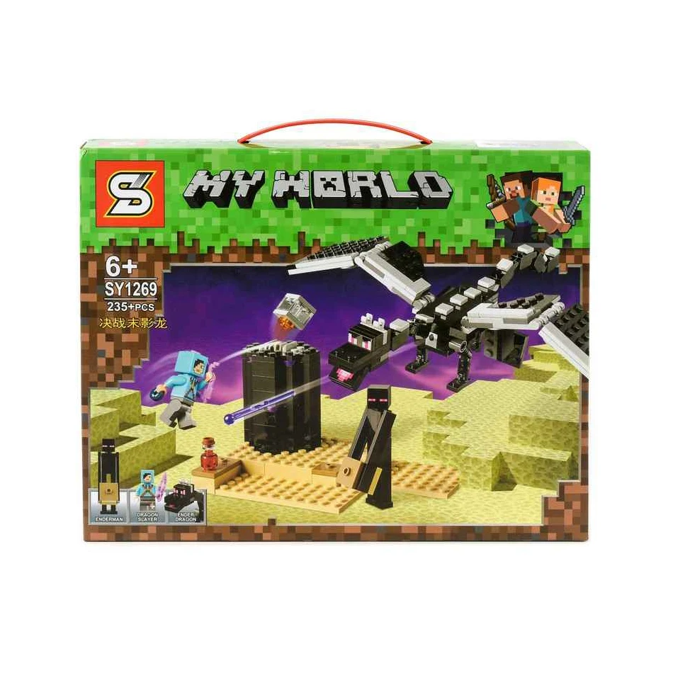 Конструктор my world майнкрафт Дракон края SY1269 мультик игра игрушка для детей 235