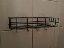 Suction-Basket-Organizer Storage-Rack Iron Punch-Free-Shelf Bathroom Kitchen Metal Home-Corner