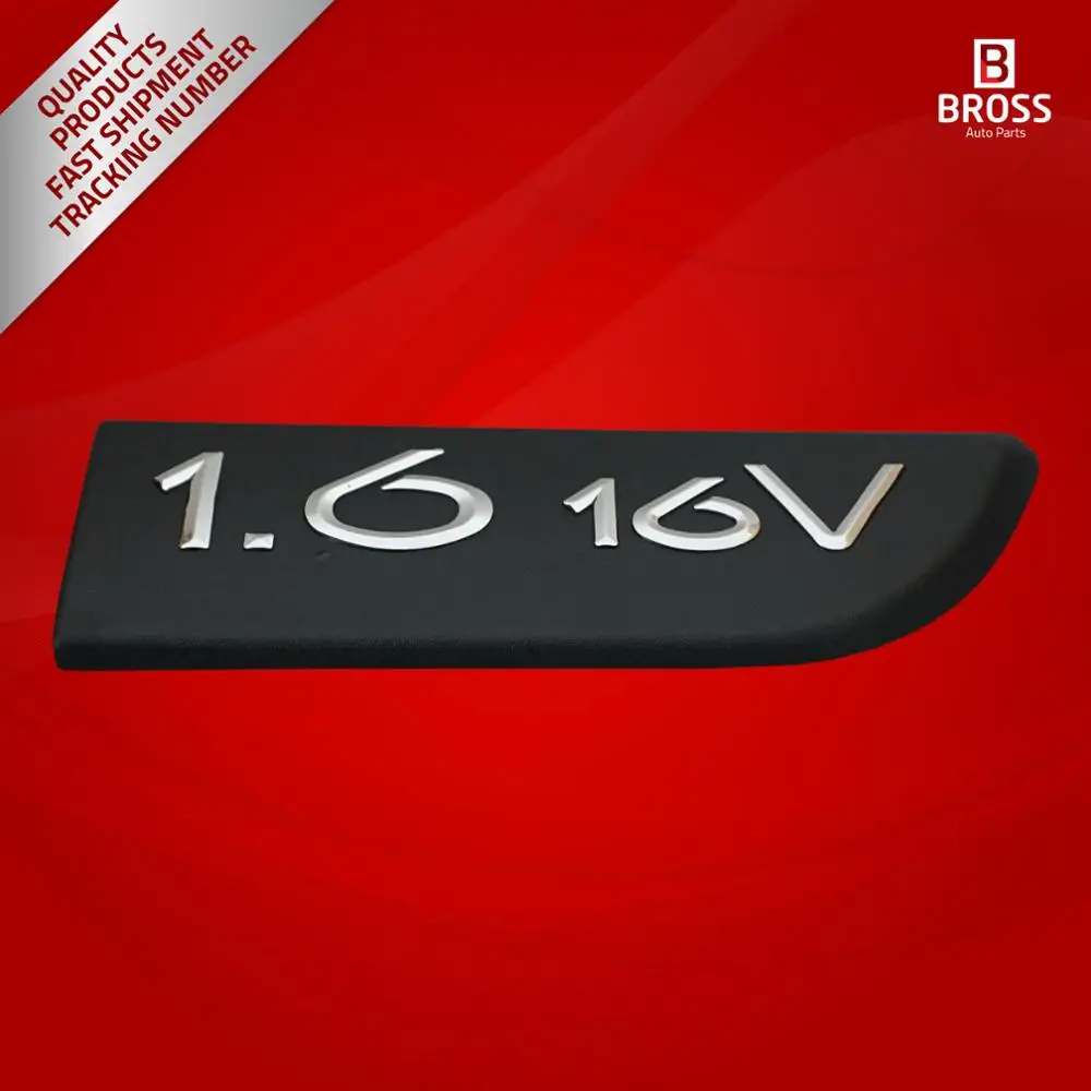 

BSP565-2 Black 1.6 16V Badge Monogram Emblem 8200209130 Right Door Moulding Badge For Megane MK2 2002-2008, Scenic MK2 2003-2009