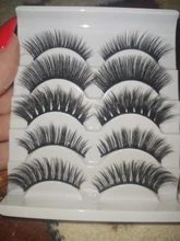 SEXYSHEEP-pestañas postizas 3D de visón, pestañas largas naturales/gruesas, útiles de extensión de belleza, 5 pares