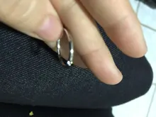 SILVERHOO-925 anillos de plata esterlina de Plata de Ley 925 con circón redondo geométrico, joyería fina minimalista