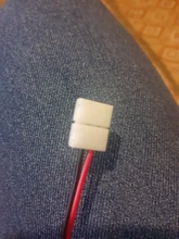 Power-Wire-Connector Led-Strip 2-Pin No-Soldering for 3528/5050 Pcb-Ribbon 10pcs/Lot