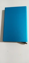 Rfid Wallet Credit-Card-Holder Metal-Case Porte Anti-Protect Carte Travel Slim Women