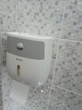 Toilet-Paper-Holder Tray Storage-Box Bathroom Shelf Waterproof Towel Wall-Mounted Plastic