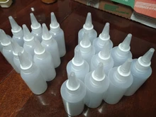 Container Crafts Squeeze-Bottles Food-Grade Plastic Small Condiments/arts Caps And 10PCS