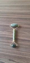 Rodillo de Jade Natural para masaje de estética Facial, masajeador relajante de cabeza antiarrugas, herramientas de cuidado de salud, 1 unidad