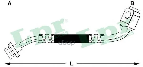 Шланг Тормозной M10x1x345 Mm Пер.Лев Terrano 2 Lpr 6t46500 Lpr арт. 6T46500