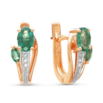 

02-1031/1 earrings (au 585)