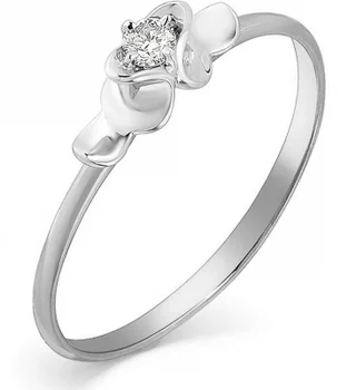 

Master brilliant ring with 1 white gold diamond