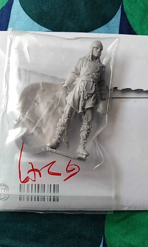 1/32 Resin Figure Model Kit Saxon Warrior Barbarian Unassambled Unpainted 