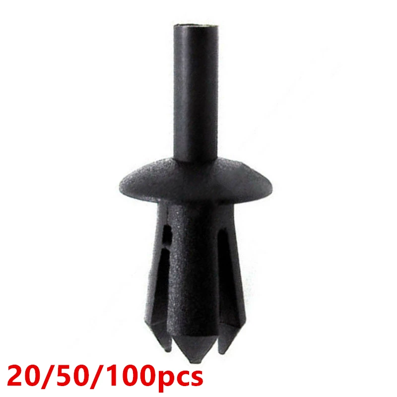 

100pcs Car Fender Rivet Clip For BMW E12 E21 E23 E24 E28 E30 E31 E34 E36 E39 E46 E60 E61 E65 E66 E90 E91 Rivet Bumper Retainer