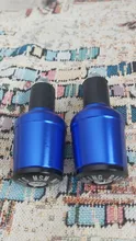 Extremos de empuñaduras de contrapeso para manillar de motocicleta, 7/8 , 22mm, tapa del manillar, enchufe de extremo de barra para Kawasaki Z750 Z800 Z1000