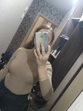 Women Sweater Pullovers Knitted Turtleneck Long-Sleeve Elasticity Streetwear-Top Multicolor