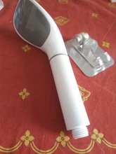 Cabezal de ducha de lluvia a presión de alta calidad, boquilla de pulverización de filtro de ahorro de agua, ahorro de agua de alta presión, color blanco