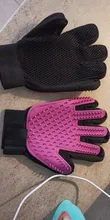 Guantes de aseo de mascotas Deshedding guantes para cepillar eficaz limpieza masaje Animal Baño de pelo de gato perro peines