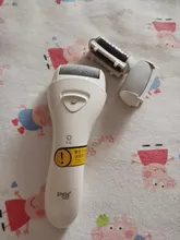PRITECH-pies eléctricos 1138, removedores de callos, Lima de pies recargable con 3 cabezales de molienda, herramienta impermeable para el cuidado de los pies