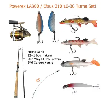 

Powerex LA3000 / Efsus 210 cm 10-30G Pike Set