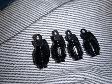 Uds Grenad casquillos de válvula del neumático de la motocicleta del coche de la bicicleta de aluminio tapones para vástago de válvula americano válvulas auto-piezas de diseño de accesorios