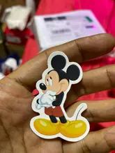 Pegatinas de dibujos animados de Disney para niños, pegatinas de Mickey Mouse, juguetes de regalo para habitaciones, equipaje, guitarra, pegatinas de grafiti, 50 Uds.