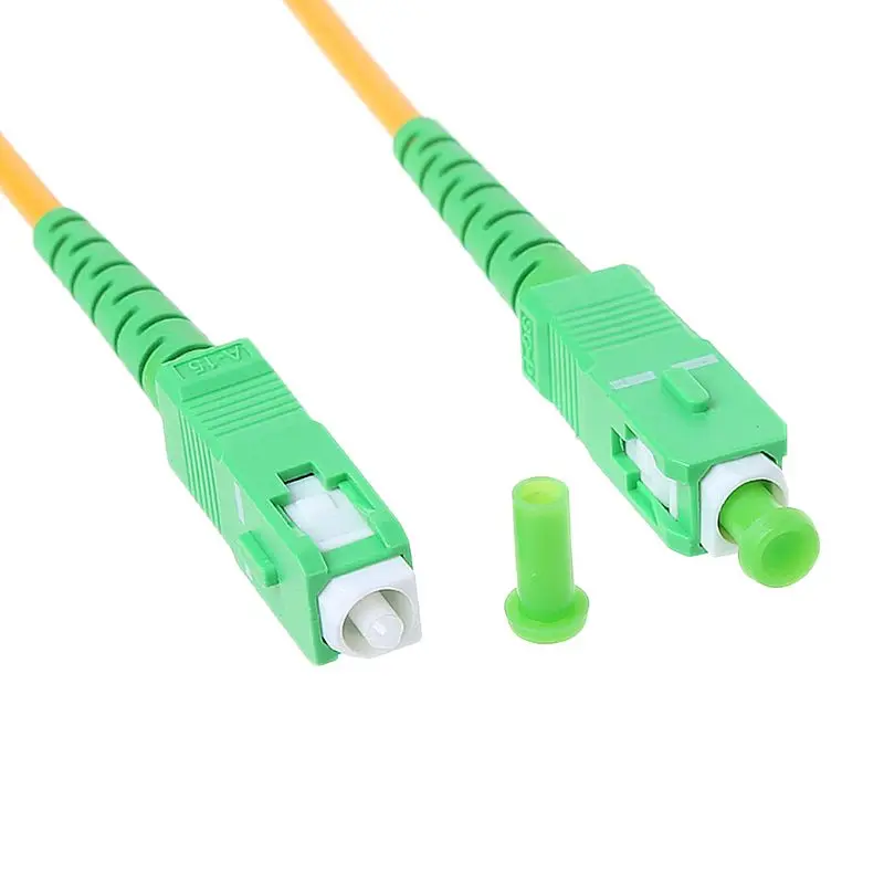 Op/érateurs Movistar Jazztel Vodafone Orange Amena Masmovil Yoigo 3 m APC Monomode Simplex 9 APC vers SC 125 Acobonline C/âble optique SC