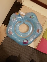 1 Uds recién nacido bebés, niños, infantes Protector para la natación cuello flotador aro seguridad boya de vida Protector de la vida Collar de cuello de natación inflable tu