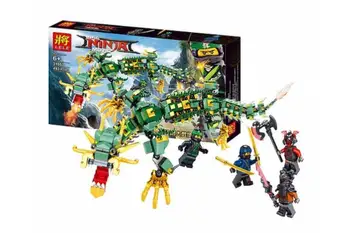 

Designer Lele Ninjago "mechanical dragon Green Ninja"