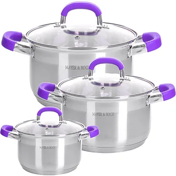 

Cookware set 6PR 1,5 + 2,5 + 3,5 L Mayer & Boch 29104