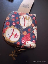 Mini bolso Retro para mujer, monedero Kawaii, cartera pequeña de lona para chicas y gatos, bolsos de mano para tarjetas