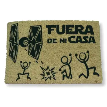

KOKO DOORMATS Doormat Star Wars house entrance original and fun, door mats for Home & Garden, 40x60x1.5 cm, coconut natura