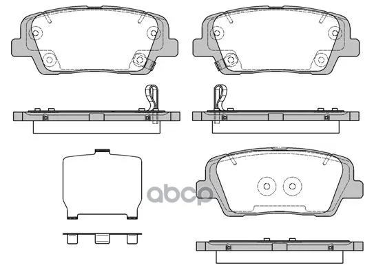 1274 09_колодки Дисковые Задние! Kia Sorento 2.0/2.4i/Crdi 10 Remsa 127409 Remsa арт. 127409
