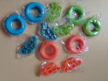 Pinza de dedo portátil para entrenamiento de fuerza banda de resistencia de silicona, agarre de mano, muñeca, Yoga, estirador de dedos, ejercicio, 3/6 Uds.
