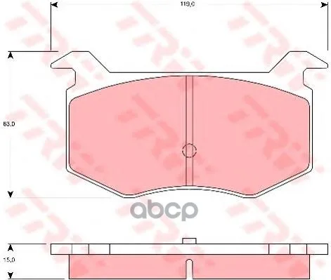 Pads Front Moskvich 2140 2141 Gdb1256 TRW/Lucas. | Бытовая техника