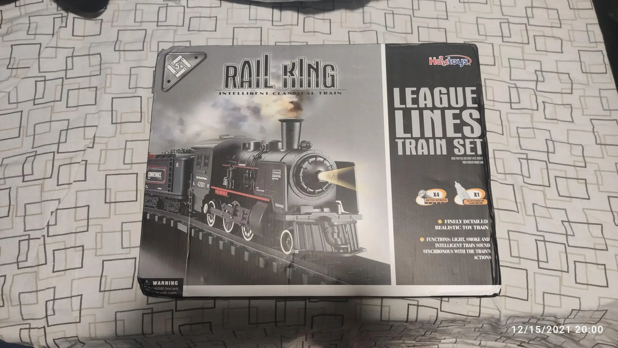 B O 車 機関車 蒸気 水 列 古典的 セット 鉄道 貨物 な プレイ 旅客 煙