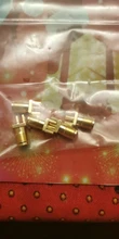 Conector hembra SMA para Borde de soldadura PCB, montaje recto de 1,6mm, conectores RF chapados en oro, soldadura de receptáculo, 5 uds.