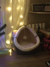 Cama de Gato para interior, casa de gatito, animales cálidos, pequeños para gatos, perros, nido plegable, alfombras para dormir, productos de invierno