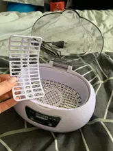 Skymen-limpiador ultrasónico Ultra sónico de 600ml, temporizador de bañera para piezas de joyería, gafas, manicura, cortadores de piedras, maquinilla de afeitar Dental, cepillo sónico de ultrasonido