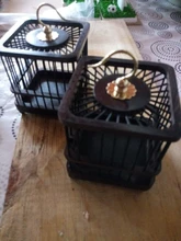 Caja de insectos pequeña, Jaula de madera para casa de Grillo, hecha a mano, regalo para niños