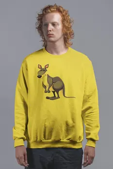 

Angemiel Wear Sweet Kangaroo Men 'S Sweatshirt